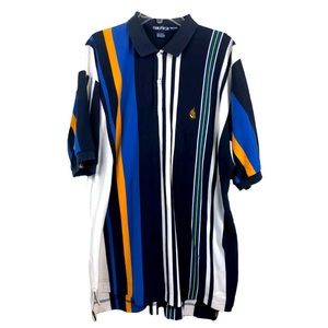 NAUTICA Vintage Short Sleeve Polo Shirt Sailboat Logo - Men’s 2XL